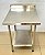 Mesa / Bancada de Inox 304 60x70x90cm Com 1 Prateleira Lisa - Maquinbal [Seminova] - Imagem 3