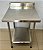 Mesa / Bancada de Inox 304 60x70x90cm Com 1 Prateleira Lisa - Maquinbal [Seminova] - Imagem 2