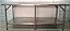 Bancada / Mesa de Inox com prateleira lisa e 6 pés - Reforçada 2m x 70cm - Fritomaq  [Usada] - Imagem 2