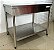 Bancada / Mesa Inox 304 Lisa de Centro com Prateleira Inferior Lisa 1.00m x 70cm x 85cm - Topema [Usada] - Imagem 2