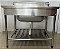 Tanque / Pia com 01 Cuba Central Inox 304 Medindo 1m x 70cm x 85cm Cuba: 30x62x50 - Topema [Usada] - Imagem 4
