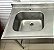 Bancada / Pia de Aço Inox 304 com Cuba Lado Esquerdo Tramontina - 1.90m x 85cm x 65cm [Usada] - Imagem 4