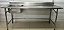 Bancada / Pia de Aço Inox 304 com Cuba Lado Esquerdo Tramontina - 1.90m x 85cm x 65cm [Usada] - Imagem 1