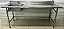 Bancada / Pia de Aço Inox 304 com cuba Lado Esquerdo - 1.90m x 85cm x 67cm [Usada] - Imagem 1