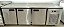 Balcão Refrigerado Inox 03 Portas Tampo Liso 2m x 70cm x 85cm 220V 350L - Topema [Usado] - Imagem 1