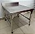Bancada / Mesa de Inox de Apoio Baixa 50x60x70 - Elvi [Usada] - Imagem 2