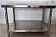 Bancada / Mesa de Inox com prateleira inferior lisa 1.20x70x90cm [Usada] - Imagem 2