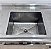 Pia Aço Inox Industrial 150x60x90 cm Cuba Centralizada  [Seminovo] - Imagem 3