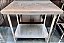 Bancada / Mesa de Inox com Prateleira Lisa Inferior 1.00m x 70cm x 90cm [Usada] - Imagem 2