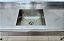 Bancada / Pia de Inox com cuba central 190x60x80cm / Cuba:50x40x25 [Seminova] - Imagem 3