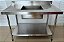 Bancada / Pia de Inox com Prateleira Inferior Lisa 1.20x70x90cm Cuba: 50x40x25cm [Usada] - Imagem 2