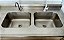 Pia / Bancada com 02 Cubas de Inox 304 - 1.70m x 70cm x 90cm [Usada] - Imagem 3