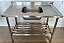 Bancada com Cuba / Pia de Inox 304 120x70x90cm Cuba: 50x40x25 - Imeca [Usado] - Imagem 2