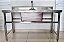Pia de Inox / Bancada de 150x70x85 cm com Tanque Central de 60x50x35 FrigoPro [Usado] - Imagem 3