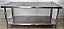 Mesa de Inox Bancada de 190X70x85cm c/ Prateleira Lisa FrigoPro [Usado] - Imagem 2