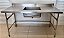 Bancada com Cuba / Pia de Inox 1.50x70x90cm - Sulfisa [Usado] - Imagem 1