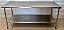 Bancada / Mesa de Aço Inox com Prateleira Inferior Lisa 180x65x90cm - Sulfisa [Usada] - Imagem 3