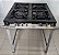 Fogão Industrial 4 bocas 30x30 Luxo Baixa Pressão Metalmaq [Usado] - Imagem 1