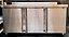 Armário / Balcão Seco de Inox dentro e fora com 03 Portas 1.66m x 70cm x 90cm [Usado] - Imagem 1