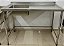 Bancada / Pia com cuba lado esquerdo Inox 1.40m x 65cm x 1.05m - Fritomaq [Usada] - Imagem 2