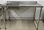 Bancada / Pia com cuba lado esquerdo Inox 1.40m x 65cm x 1.05m - Fritomaq [Usada] - Imagem 1