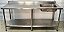Bancada com Cuba Direita / Pia de Inox 304 - 1.90m x 60 x 90cm [Seminova] *Reforço 6 pés - Imagem 2