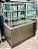 Vitrine Retilínea Refrigerada Toda de Vidro e Inox 96cm x 54cm x 1,23m [Seminova] * Para Bolos e Doces - Imagem 1