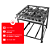 Fogão Industrial 4 Bocas 2 Simples 2 Duplas Baixa Pressão Standard 30x30 P5 MR Fogões [Novo] - Imagem 3