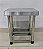 Mesa/Bancada/Cavalete de Inox para Apoio Tampo Liso 35x35x40cm [Usado] - Imagem 1