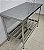 Bancada/ Mesa de Inox com Prateleira Inferior Gradeada 120x60x90cm [Usada] - Imagem 2
