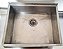 Pia / Cuba de Inox Profunda de Parede com Mãos Francesas 50x40x19 cm - Deca [Usada] - Imagem 1