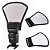 Difusor Rebatedor Pá Para Flash Speedlight Universal 2 em 1 - Imagem 1