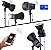 Kit Iluminador Led Profissional Sokani X100 Bicolor 100w Com Bolsa - Imagem 5