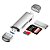 Leitor de Cartões SD MicroSD 6 em 1 USB-C + Micro USB - Imagem 2