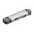 Leitor de Cartões SD MicroSD 6 em 1 USB-C + Micro USB - Imagem 1