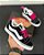 Vans Tradicional Preto Rosa Infantil - Imagem 1
