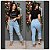 Calça Mom com elastico jeans claro - Imagem 1