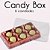 10un Caixa para 6 Doces Candy box - Flip Festas - Imagem 2