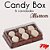 10un Caixa para 6 Doces Candy box - Flip Festas - Imagem 3