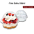 Embalagem para mini bolo 9cm Pote Bolha 240ml Flip Festas - Imagem 1