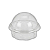 Embalagem para mini bolo 9cm Pote Bolha 240ml Flip Festas - Imagem 3
