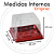 10 unidades Mini Cake Box Quadrada - Flip Festas - Imagem 2