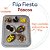 10 un Embalagem Mini ovinhos 30gr Flip Fiesta Páscoa - Imagem 1