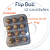 10un Flip Ball 12 Cavidades Flip Festas - Imagem 1