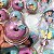 10un de embalagem para mini donuts -  Mini cake box redonda Flip Festas - Imagem 8
