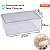 01 / 05 / 10un Caixa acrilica para sobremesa retangular ou quadrada - Cake Box BlueStar - Imagem 2