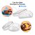 1 / 5 / 10un Cake Box 500ml Retangular e Redonda Tampa Alta Doce Pavê Natal Blue Star - Imagem 1