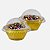 800un Blister para doce com tampa bolha Candy Cup - Flip Festas - Imagem 3