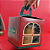 10 / 20 / 30un Caixa Mini Panetone 100g Maleta Com Alça e Janela Linha Noel Ideia Embalagens - Imagem 2