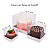 10un Caixa Premium Bento Cake Transparente Mini Bolo Brownie - Imagem 2